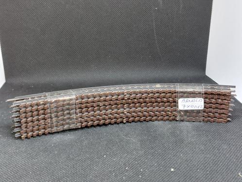 Arnold 0142 - 7x gebogen rail R2 45 (14056), Hobby en Vrije tijd, Modeltreinen | N-Spoor, Gebruikt, Rails, Gelijkstroom, Arnold
