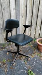 Ahrend de Cirkel bureaustoel vintage zwart skai, Ophalen, Gebruikt, Zwart