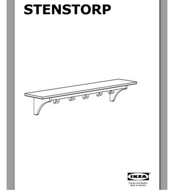 IKEA Stenstorp Wandrek met Haken beschikbaar voor biedingen