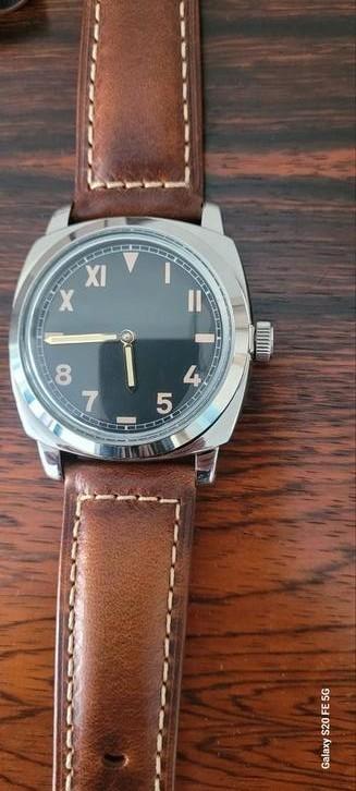 Panerai vervangende lederen band 26mm vintage.  beschikbaar voor biedingen