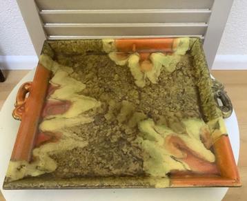Mooi plateel dienblad cq serveerschaal. beschikbaar voor biedingen