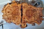Epoxy tafel| Dubbele stam| Walnoot hout| Salontafel, Overige vormen, Nieuw, 100 tot 150 cm, Ophalen of Verzenden