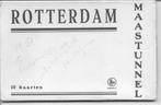 Rotterdam Mapje 10 Kaarten Maastunnel., Verzamelen, Ophalen of Verzenden, 1940 tot 1960, Ongelopen, Zuid-Holland