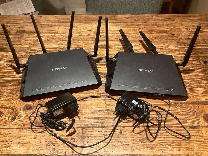 2x Netgear Nighthawk X4S AC2600 (R7800) Routers, Computers en Software, Routers en Modems, Gebruikt, Router, Ophalen of Verzenden