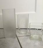 Vazen en bloempotjes, Ophalen of Verzenden, Zo goed als nieuw, Glas, Minder dan 50 cm