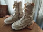 Nubikk Enkellaarzen Maat 40 - Zo Goed Als Nieuw!, Ophalen, Nubikk, Beige, Lage of Enkellaarzen