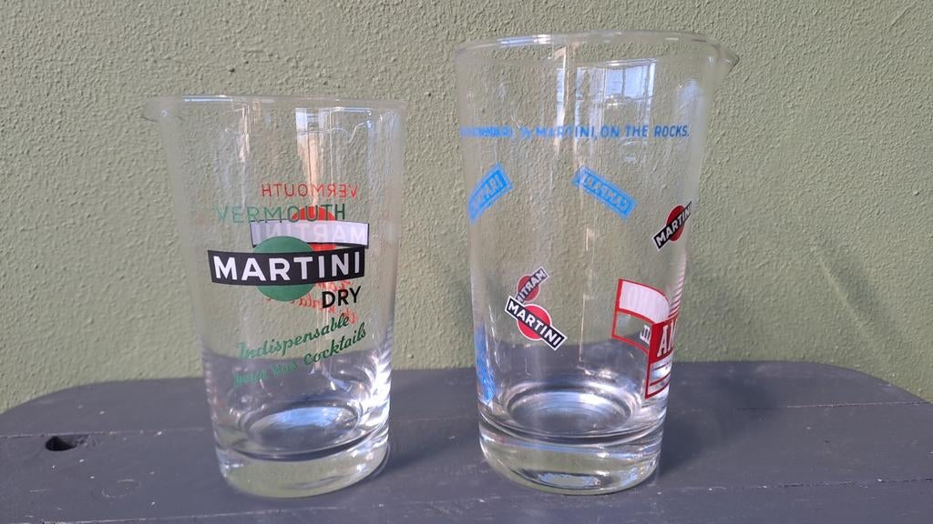 Vintage Martini kannen set, Verzamelen, Merken en Reclamevoorwerpen, Gebruikt, Ophalen of Verzenden