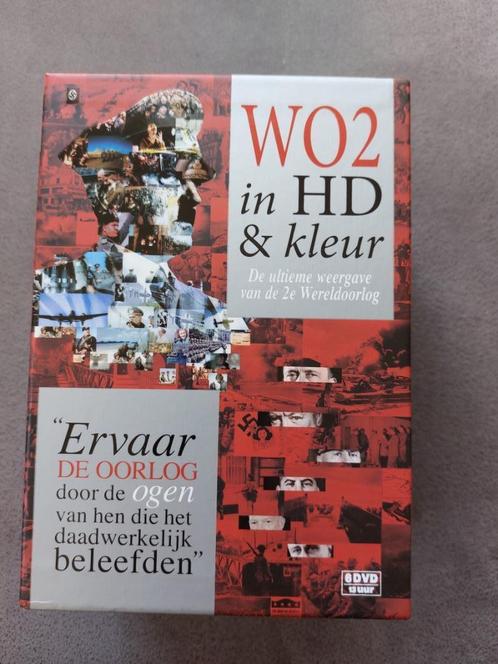WO2 in HD & Kleur DVD box 6 dvd's in nieuwstaat, Cd's en Dvd's, Dvd's | Documentaire en Educatief, Zo goed als nieuw, Oorlog of Misdaad
