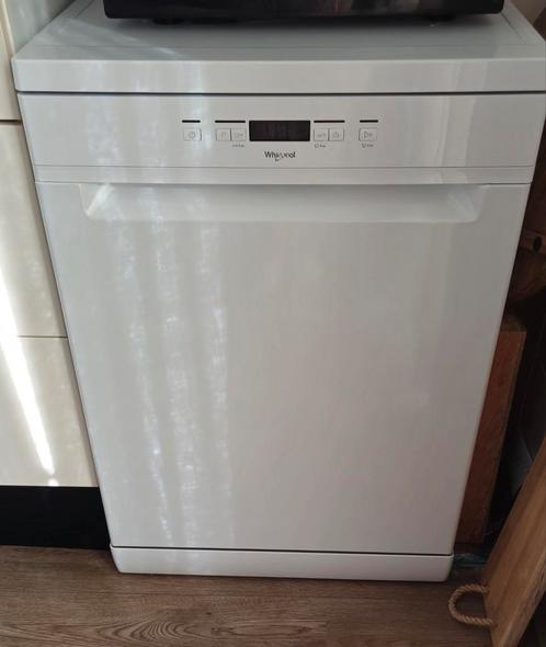 Vrijstaande vaatwasser, Whirlpool type:DWL-DEA7O1-B, Witgoed en Apparatuur, Vaatwasmachines, Gebruikt, Vrijstaand, 85 tot 90 cm