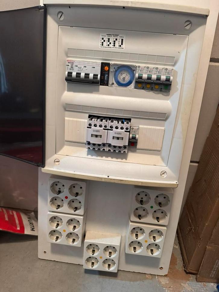 schakelbord 12x600, Tuin en Terras, Kweekspullen, Zo goed als nieuw, Ophalen