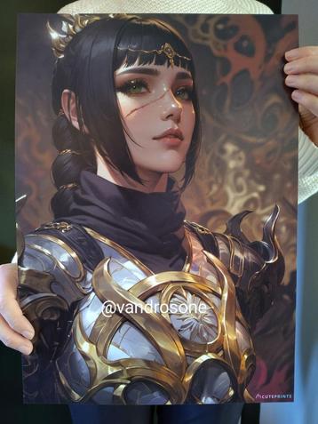 Shadowheart print game poster Baldur's Gate 3 beschikbaar voor biedingen