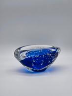 Floris Meydam Serica Asbak - Blauw Glas, Antiek en Kunst, Ophalen of Verzenden