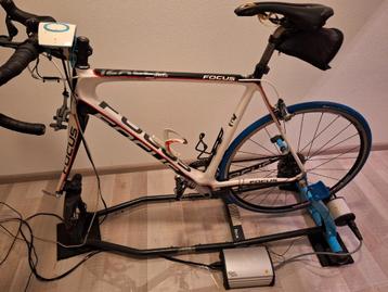 Tacx Fortius + PC + DVDs + trainingswiel&band