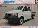 Volkswagen Transporter 2.0TDI L2/H1 Pick-up Dubbele Cabine, Auto's, Euro 5, Gebruikt, 4 cilinders, 116 pk