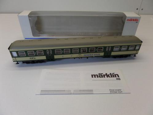 Marklin Märklin 4127 H0 Personenrijtuig (2e kl.) CFL, Hobby en Vrije tijd, Modeltreinen | H0, Zo goed als nieuw, Wagon, Wisselstroom
