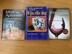 3 Boeken over Wijn (nl, eng, duits), Boeken, Ophalen of Verzenden, Zo goed als nieuw