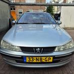 Peugeot 406 2.0 16V XT Break 2003 Grijs, Auto's, Peugeot, Voorwielaandrijving, 136 pk, 74 €/maand, Zwart