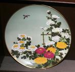 Tree sparrow and chrysantheum by Franklin Mint, Antiek en Kunst, Ophalen of Verzenden