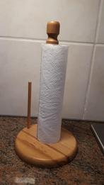Houten keukenrolhouder, zgan, Ophalen of Verzenden, Zo goed als nieuw