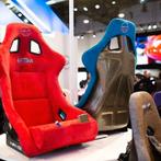 NRG Ultra Kuipstoel - alcantara (Rood Blauw Zwart)