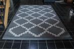 Leuk grijs vloerkleed carpet met ruitpatroon 190 x 290 cm, Crème, 150 tot 200 cm, Ophalen of Verzenden, Rechthoekig