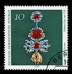 postzegel 1371 DDR sieraden Goldenes Flies um 1730, Postzegels en Munten, Ophalen of Verzenden, DDR
