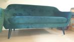 2x Fluweel groene banken, EGEDAL 2,5-zitsbank, Huis en Inrichting, Banken | Sofa's en Chaises Longues, Ophalen, 150 tot 200 cm