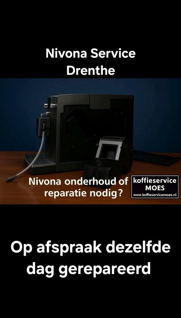 Nivona Service Drenthe en omgeving., Witgoed en Apparatuur, Koffiezetapparaten, Koffiemachine, Ophalen of Verzenden