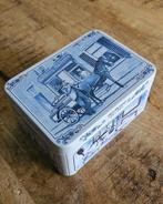 Delftsblauw speculaas blikje Bakkerij Hellema 7 x 10 x 5 cm, Ophalen of Verzenden, Nieuw, Koek(jes), Overige merken