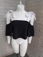Zwart witte blouse van Zara maat S, Kleding | Dames, Blouses en Tunieken, Nieuw, Zara, Ophalen of Verzenden, Maat 36 (S)