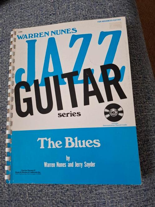 Jazz Guitar Series – The Blues – Warren Nunes (1974)+ origin, Boeken, Muziek, Zo goed als nieuw, Genre of Stijl, Ophalen of Verzenden