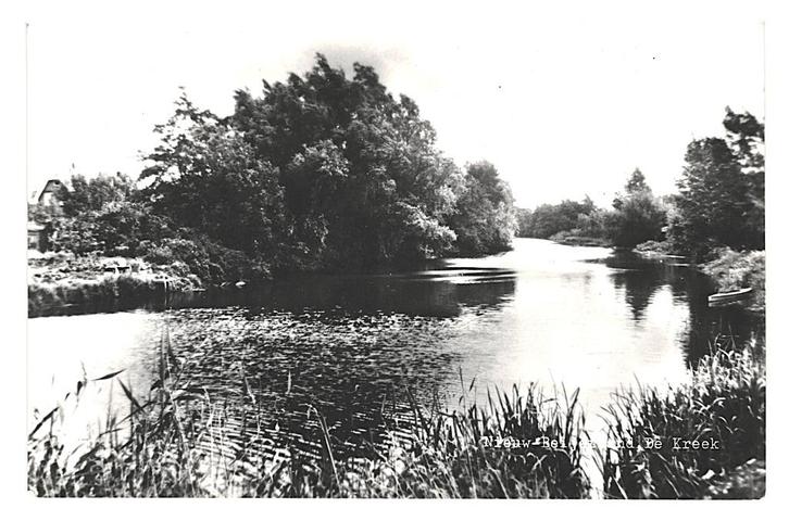 990550 Nieuw-Beijerland 1969 ZH De Kreek Gelopen met post, Verzamelen, Ansichtkaarten | Nederland, Gelopen, Zuid-Holland, 1960 tot 1980