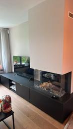 Tv meubel met natuursteen blad, Ophalen, Gebruikt, 200 cm of meer, Minder dan 100 cm