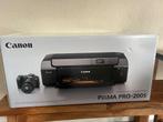 Printer, Canon Pixma pro 200S met 6 verpakkingen fotopapier, Fotoprinter, Canon, Inkjetprinter, Nieuw