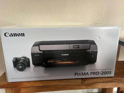 Printer, Canon Pixma pro 200S met 6 verpakkingen fotopapier, Computers en Software, Printers, Nieuw, Fotoprinter, Inkjetprinter