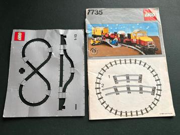 Lego trein instructie boekje trein set 7735 beschikbaar voor biedingen
