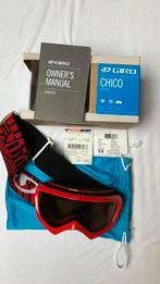 Giro chico Ski bril (kind), rood, lenskleur amber rose, Overige merken, Overige typen, Ophalen of Verzenden, Zo goed als nieuw