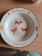 Molenaar's Kindermeel Bordje - Vintage Emaille, Ophalen of Verzenden