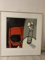 Fon Klement - La Chaise Rouge, Antiek en Kunst, Kunst | Litho's en Zeefdrukken, Ophalen