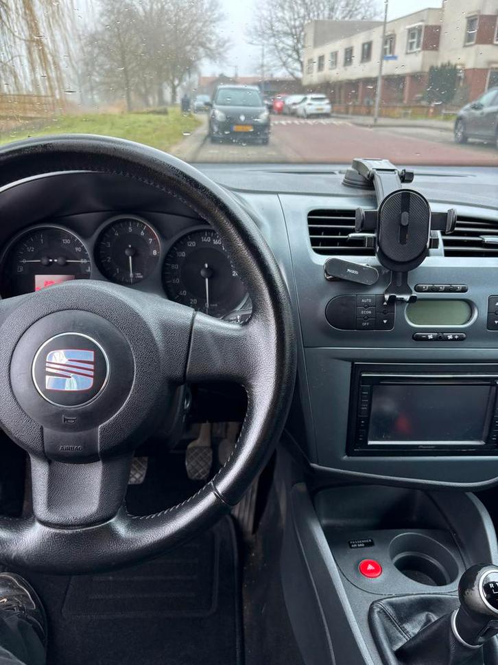 Seat Leon 1.4 TSI 92KW 2009 Zwart, Auto's, Seat, Particulier, Leon, Airconditioning, Climate control, Cruise Control, Parkeersensor