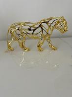 Panter beeld goud decoratie, Verzamelen, Beelden en Beeldjes, Ophalen of Verzenden, Dier