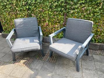 Aluminium Tuinstoelen met Kussens beschikbaar voor biedingen