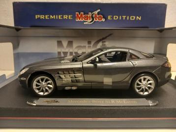 Mercedes Mc Laren SLR antraciet grijs Maisto metal 1:18 KRD beschikbaar voor biedingen