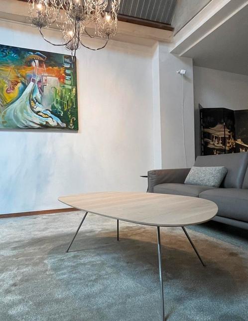Leolux Liliom salontafel XL eiken white matt NIEUW, Huis en Inrichting, Tafels | Salontafels, Nieuw, Minder dan 50 cm, 50 tot 100 cm