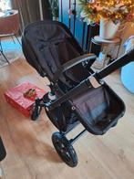 Bugaboo Cameleon 3 kinderwagen zwart met reiswieg, Gebruikt, Bugaboo, Verstelbare duwstang, Ophalen