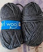 Marl Wool Grijs 2 bollen, Ophalen of Verzenden, Nieuw, Breien of Haken, Wol of Garen