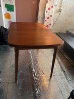 Vintage Uitschuifbare Eettafel, Huis en Inrichting, Tafels | Eettafels, Ophalen, Gebruikt, 100 tot 150 cm, 50 tot 100 cm