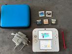 Nintendo 2ds met games, Blauw, 2DS, Ophalen of Verzenden, Gebruikt