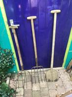 Hooivork & Schep - Tuingereedschap, Tuin en Terras, Hand-tuingereedschap, Ophalen, Gebruikt, Vork