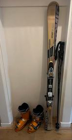 Skieset Rossignol (maat 43-44) met Atomic Skies+stokken, 160 tot 180 cm, Rossignol, Ophalen of Verzenden, Zo goed als nieuw